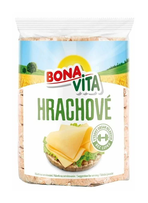 BONAVITA Hrachové s morskou soľou 100g 1 kartón (12 kusov) BONAVITA Hrachové s morskou soľou 100g 1 kartón (12 kusov)