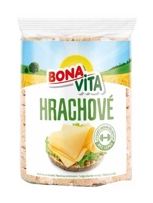 BONAVITA Hrachové s morskou soľou 100g 1 kartón (12 kusov) BONAVITA Hrachové s morskou soľou 100g 1 kartón (12 kusov)
