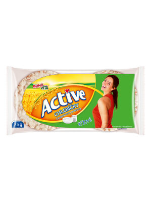 ACTIVE Ryžové chlebíčky s jogurtovou polevou 75g cena za 1 kartón (10 kusov)