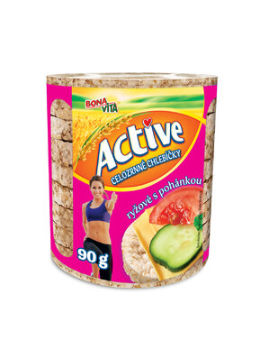 ACTIVE Ryžové s pohánkou 90g cena za 1 kartón (24 kusov)