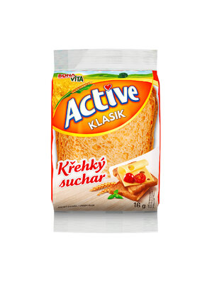 ACTIVE Suchár klasik 16g cena za 1 kartón (240 kusov)