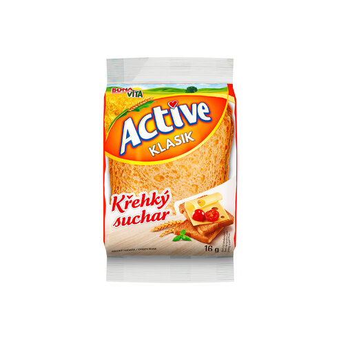 ACTIVE Suchár klasik 16g cena za 1 kartón (240 kusov)