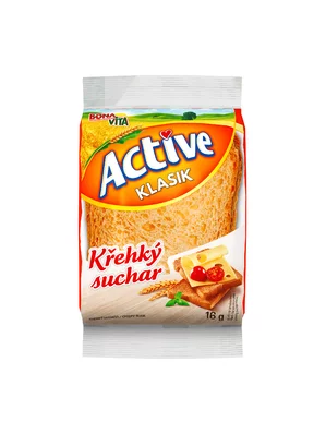 ACTIVE Suchár klasik 16g cena za 1 kartón (28 kusov)