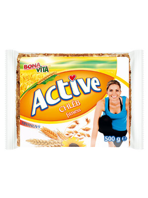 ACTIVE Trvanlivý chlieb fitness 500g cena za 1 kartón (12 kusov)