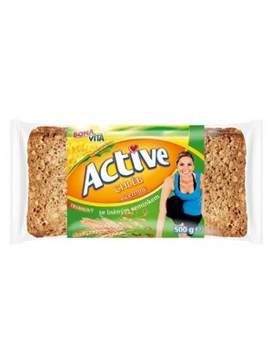 ACTIVE Trvanlivý chlieb viaczrnný 500g cena za 1 kartón (12 kusov) ACTIVE Trvanlivý chlieb viaczrnný 500g cena za 1 kartón (12 kusov)