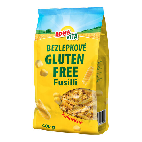 Bezgluténové Fusilli kukuričné