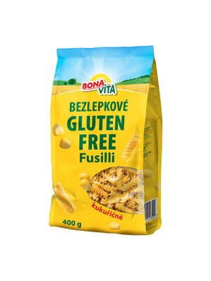 Bezgluténové Fusilli kukuričné