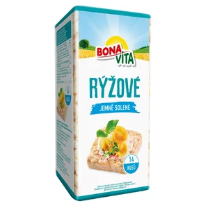 BONAVITA Ryžové chlebíčky jemne solené 120g cena za 1 kartón (10 kusov) BONAVITA Ryžové chlebíčky jemne solené 120g cena za 1 kartón (10 kusov)