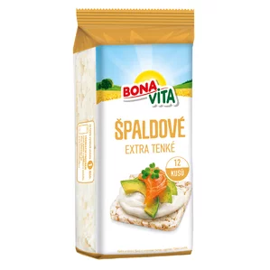BONAVITA Špaldové extra tenké 105g cena za 1 kartón (14 kusov) BONAVITA Špaldové extra tenké 105g cena za 1 kartón (14 kusov)