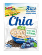 Chia kaša s čučoriedkami 65g cena za 1 kartón (20 kusov)