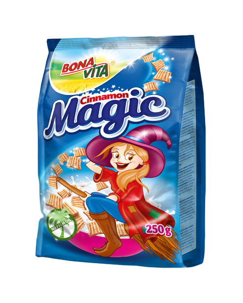 Cinnamon magic štvorčeky so škoricou 250g cena za 1 kartón (12 kusov)