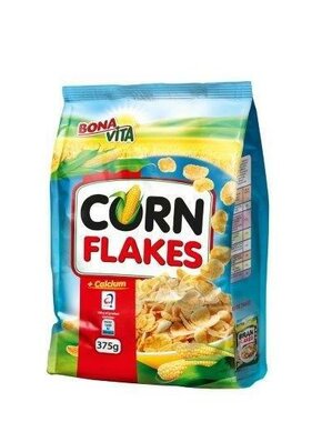 Corn flakes sáčok 375g cena za 1 kartón (12 kusov)
