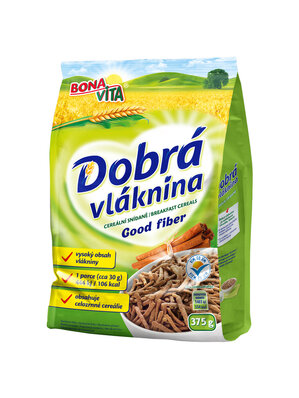 Dobrá vláknina 375g cena za 1 kartón (10 kusov)