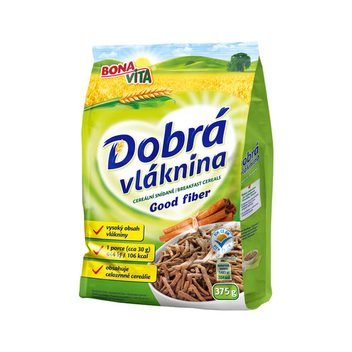 Dobrá vláknina 375g cena za 1 kartón (10 kusov)