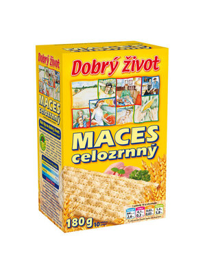 DOBRÝ ŽIVOT Maces celozrnný 180g cena za 1 kartón (10 kusov)