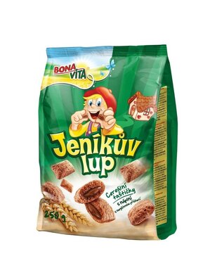 Jeníkuv lup vankúšiky s nugátovou náplňou s 250g cena za 1 kartón (12 kusov)