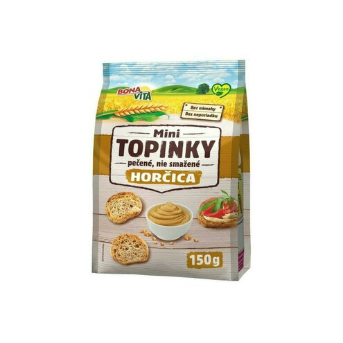 MINI topinky HORČICOVÉ 150g cena za 1 kartón (10kusov)