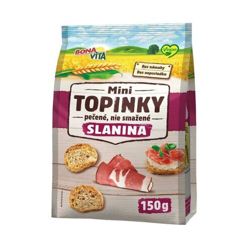 MINI topinky SLANINOVÉ 150g cena za 1 kartón (10kusov)