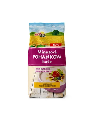 MINÚTOVÁ POHÁNKOVÁ kaša 250g cena za 1 kartón (10 kusov)