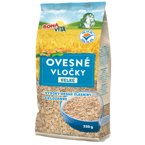 Ovsené vločky 350g cena za 1 kartón (21 kusov)