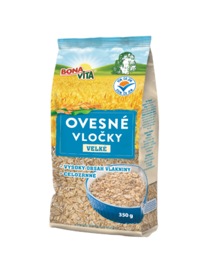 Ovsené vločky 350g cena za 1 kartón (21 kusov)