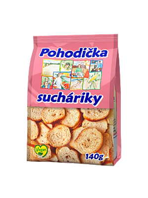POHODIČKA Sucháriky 140g (cena za 1 kartón (10 kusov)