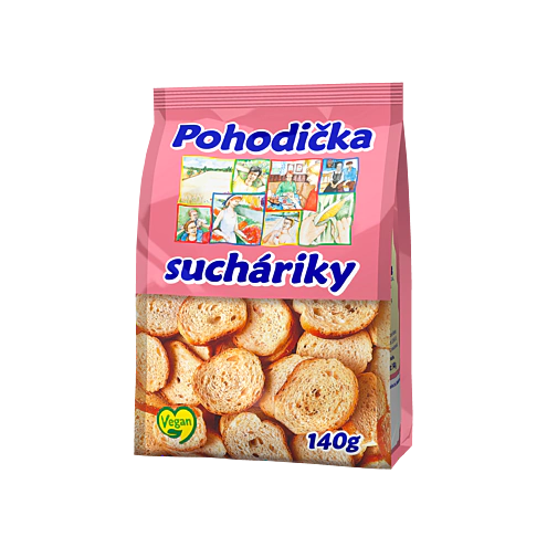 POHODIČKA Sucháriky 140g (cena za 1 kartón (10 kusov)