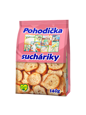 POHODIČKA Sucháriky 140g (cena za 1 kartón (10 kusov)