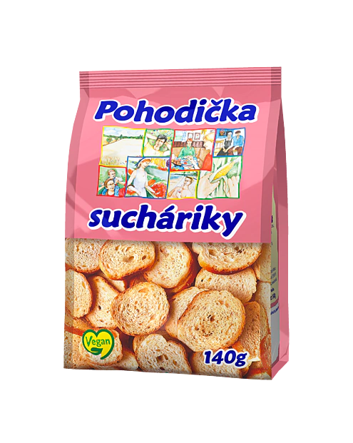 POHODIČKA Sucháriky 140g (cena za 1 kartón (10 kusov)