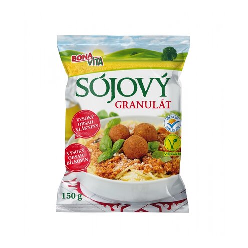 Sójový granulát 150g cena za 1 kartón (27 kusov)