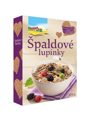 Špaldové lupienky 375g cena za 1 kartón (7 kusov)