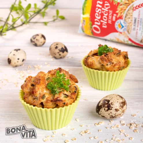 VEĽKONOČNÉ PLNKOVÉ MUFFINY S OVSENÝMI VLOČKAMI VEĽKONOČNÉ PLNKOVÉ MUFFINY S OVSENÝMI VLOČKAMI