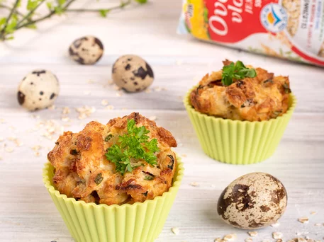 Veľkonočné plnkové muffiny s ovsenými vločkami Veľkonočné plnkové muffiny s ovsenými vločkami