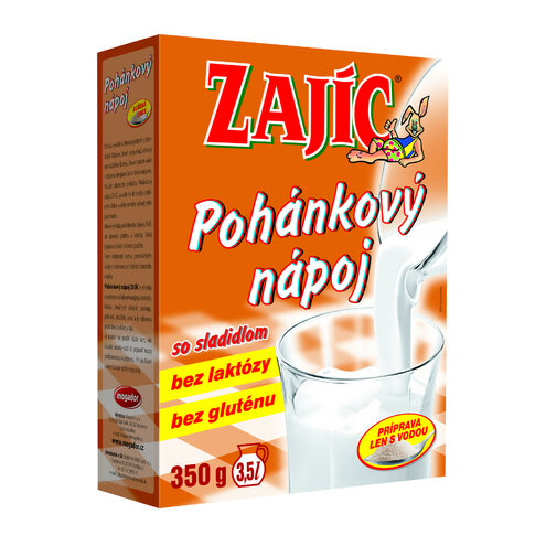 Zajíc pohánkový nápoj 350g cena za 1 kartón (10 kusov)