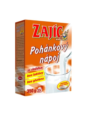 Zajíc pohánkový nápoj 350g cena za 1 kartón (10 kusov) Zajíc pohánkový nápoj 350g cena za 1 kartón (10 kusov)