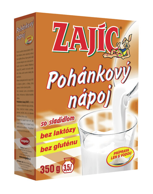 Zajíc pohánkový nápoj 350g cena za 1 kartón (8 kusov)