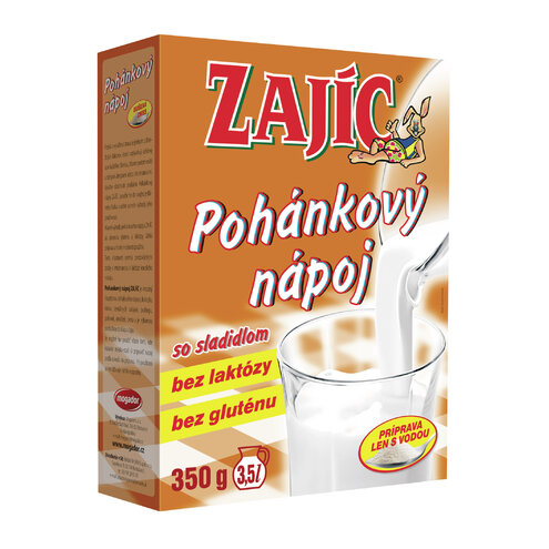 Zajíc pohánkový nápoj 350g cena za 1 kartón (8 kusov)